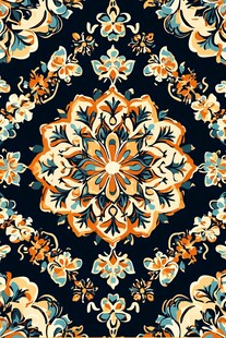 复古花卉图案 典雅艺术风