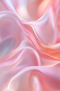 梦幻柔滑粉色丝绸纹理