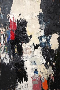 抽象艺术涂鸦风格油画作品