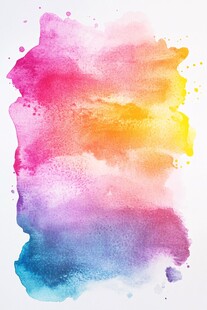 多彩水彩晕染背景纹理