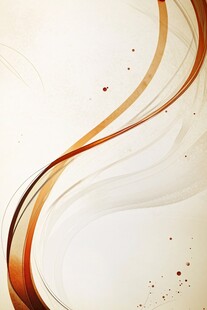 优雅流动线条抽象背景图