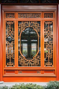 中式雕花门窗尽显古典美