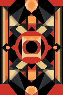 几何抽象图案艺术设计