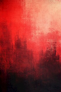 红色梦幻城市抽象背景图