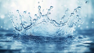 水滴飞溅瞬间之美