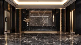 奢华大理石风格大厅设计