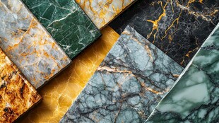 多彩大理石板材展示