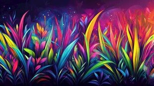 梦幻炫彩植物景观