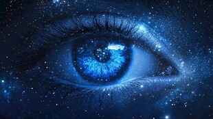 梦幻蓝眼 星河流转