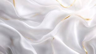 白色金纹丝绸质感画面