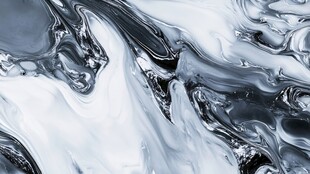 黑白流体艺术纹理图案
