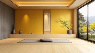 日式禅意静谧室内空间