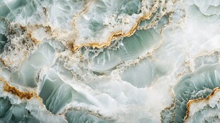 梦幻绿晶大理石纹理图案