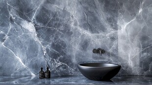 现代简约风大理石洗手台