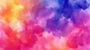 梦幻多彩水彩背景纹理