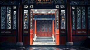 古雅中式门庭 尽显东方韵味