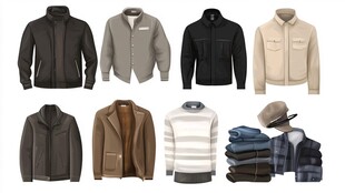 男士秋冬服装搭配展示