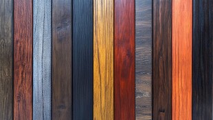 多彩实木板材纹理展示