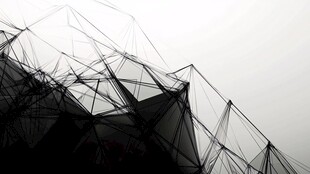 抽象几何线条艺术结构