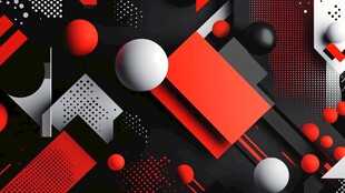 几何抽象风创意背景图案