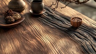 古朴茶席 自然雅致之境