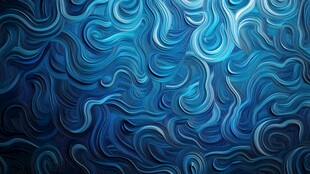 蓝色动感波浪纹理背景