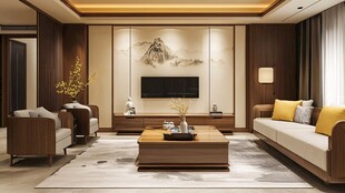 中式客厅优雅家居设计