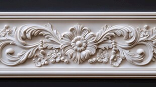 欧式雕花装饰线条精美细节