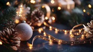 圣诞装饰营造温馨节日氛围