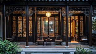 中式古典庭院雅致空间
