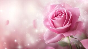 梦幻粉玫瑰 浪漫氛围拉满