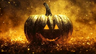 万圣节南瓜灯闪耀特效