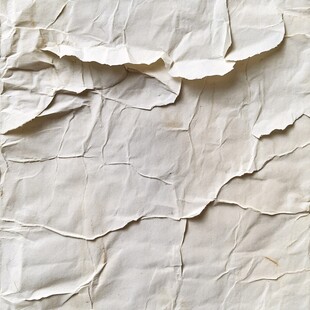 褶皱旧纸张纹理特写