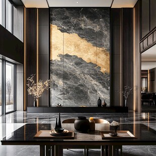 现代中式风格奢华客厅一角