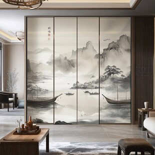 中式山水屏风 雅致家居风