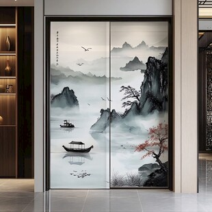 中式山水移门 雅致意境