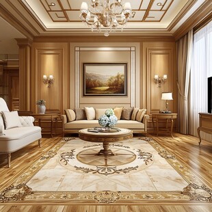 奢华欧式风客厅室内设计