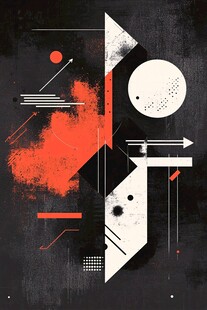 抽象几何艺术背景图案