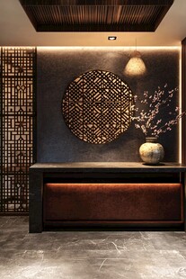 中式典雅玄关装饰设计