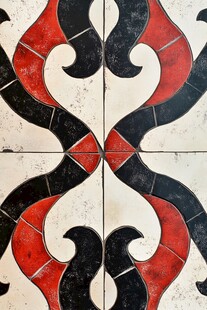 复古花纹瓷砖图案设计