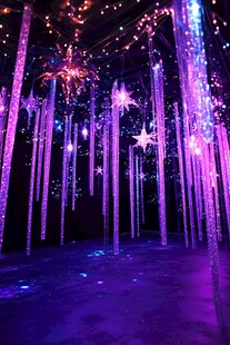 梦幻星空灯光艺术场景