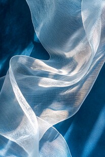 飘逸白纱的灵动之美