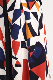 几何图案多彩时尚裙摆