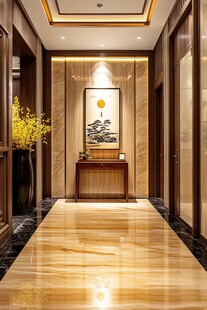 中式奢华走廊玄关装饰美