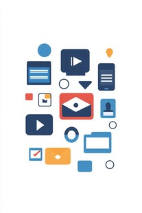多媒体应用图标集合
