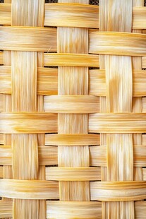 竹编纹理细节图