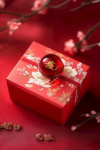 中式喜糖盒 喜庆精致氛围浓
