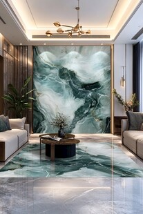 奢华大理石客厅空间设计