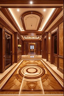 豪华大气的精致走廊空间