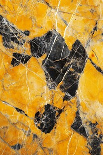 金黄黑纹大理石纹理